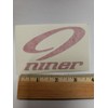 Bike Sticker 3.5" RED Niner Bikes Bicycle Die Cut Style Mountain MTB  Ride DECAL STICKER