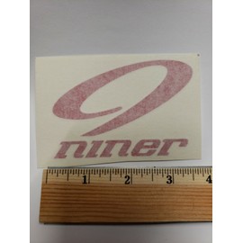 Bike Sticker 3.5" RED Niner Bikes Bicycle Die Cut Style Mountain MTB  Ride DECAL STICKER