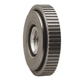 1 Pack 5/8"-11 Grinder Nut, Thread Angle Grinder Flange Nut, Quick Release Angle Flange Grinder Locking for Replacement Parts, High Strength Steel, Silver