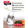 Geedel Cheese Grater, Grater for Vegetables with 5 Drum Blades,