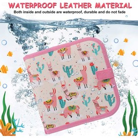 Felly Colouring Book for Children Portable Wipeable Graffiti Drawing Board with 12 Colouring Pencils - 14 Pages Educational Toy for Kids Gift 2 3 4 5 6 Years Old (Pink)