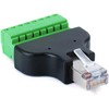 Tunghey 2Pack RJ45 Screw Terminal Adapter, RJ45 Breakout Board /