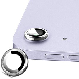 Zeking (2 Set for iPad Air 11inch/13inch M3 2024 Camera Lens Protector, Scratch-Resistant HD Clarity Ultra-Thin 9H Tempered Glass with Aluminum Edging, Individual Metal Lens Cover (Silver)