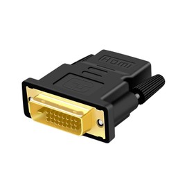 Aolirot HDMI DVI Adapter DVI Male to HDMI 1080P Full HD Bidirectional DVI-D 24+1 Male HDMI Female Digital Video Male Suitable for Desktop, Video Projectors, TV, Keep Under Control
