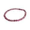 Budawi® Pink Tourmaline Bracelet Beads 4mm Faceted on Stretch Band,