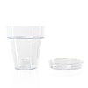 Kalapanta Transparent Plastic Pot for Orchids, with Drainage Holes and