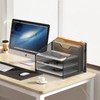Samstar Desk File Organizer, Mesh Letter File Folder Holder with