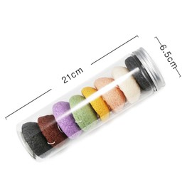 Outanaya 8Pcs Natural Facial Sponges Exfoliating Cleaning Puff for Deep Cleansing Skin Friendly Konjac Material for Makeup Removal and Daily Care