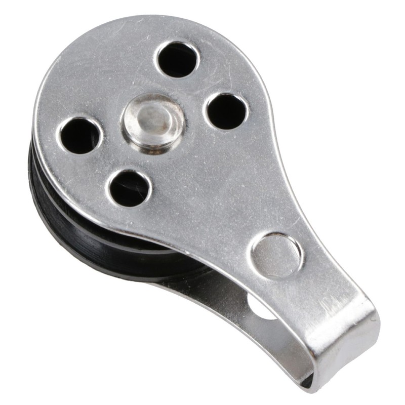 Type 2 Marine Pulley Block 26mm Diameter Nylon Wheel Stainless