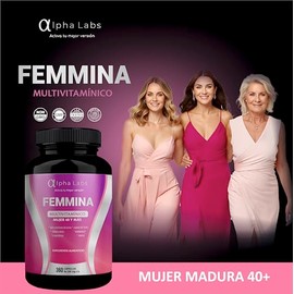 Multivitamínico Mujer 40+ 360 Cápsulas | Vitaminas, Colágeno y Maca | Energía, Piel, Cabello y Uñas | Suplemento Alimenticio | Alpha Labs