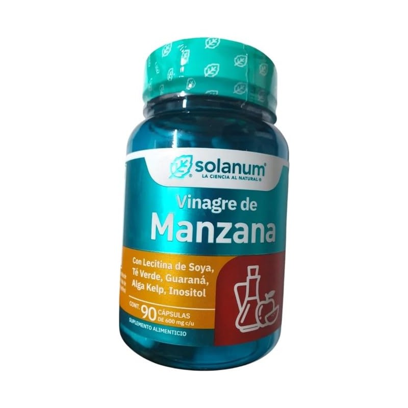 Solanum Vinagre De Manzana 90 Capsulas