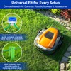 COZCLAM 100 Pegs & 5 Cable Connectors for Robotic Lawnmower