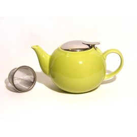 Mahamosa Green Ceramic Infuser Teapot (Tea Pot), 24 oz capacity