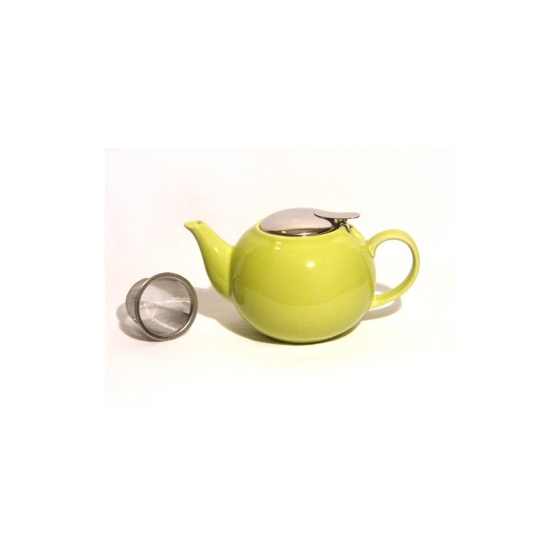 Mahamosa Green Ceramic Infuser Teapot (Tea Pot), 24 oz capacity