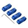 EVIL ENERGY Hose Separator Clamp, Fuel Line Mounting Clamp Aluminum