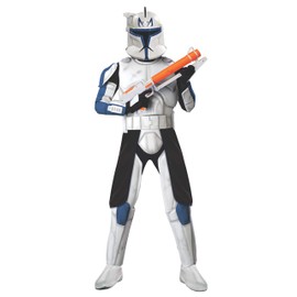 Rubie's Costume Co. Men's Star Wars Clone Wars Deluxe Clone Trooper, Multi, X-Large