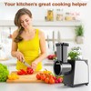Electric Cheese Grater and Vegetable Slicer, 250W, 5-in-1 Kitchen salad