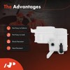 A-Premium Windshield Washer Reservoir Tank Assembly Compatible with Toyota Highlander