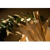 Perfect Stix 100 Pack Disposable Wooden Forks. 6 Inches Long