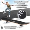 Nattork 31 Inch Complete Skateboard, Standard Skateboards Gift for Beginners,
