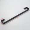 JunSun Matte Black Bath Towel Bar 24 Inch Bathroom Towel