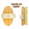 Mafab Set 1 Cepillo Facial 1 Cepillo Corporal Ovalado Exfoliante