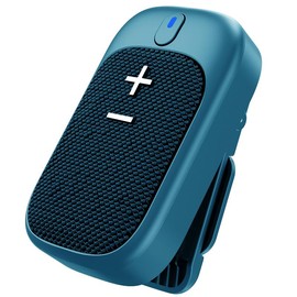 Wearable Bluetooth Speaker - Magnetic Clip-On Wireless Portable Outdoor Speakers- Clip Waterproof Speaker with Microphone -Hands-Free Music & Calls - Color: Dark Green