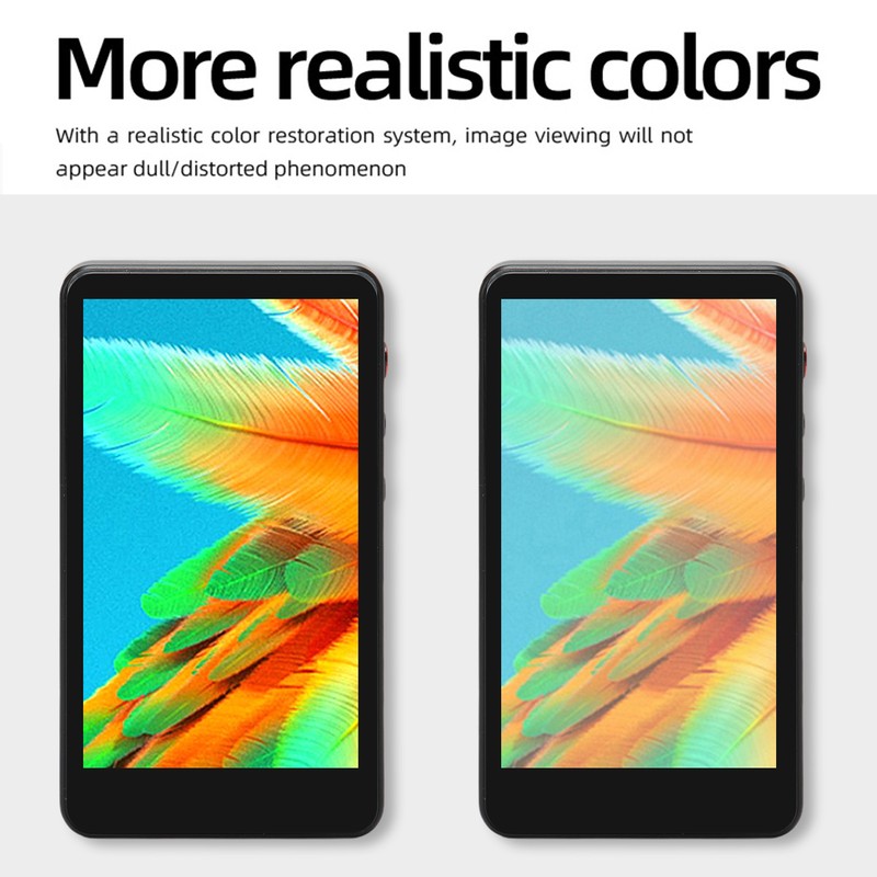 MP4 Player 4 Inch Full Touch Screen HD Noise Reduction