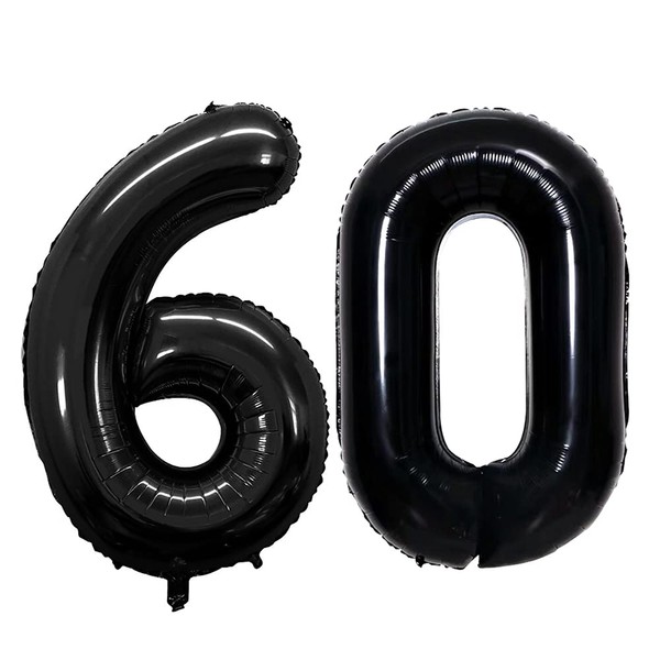 GOER Number 60 Balloons for 60th Birthday Party Decorations,42 Inch