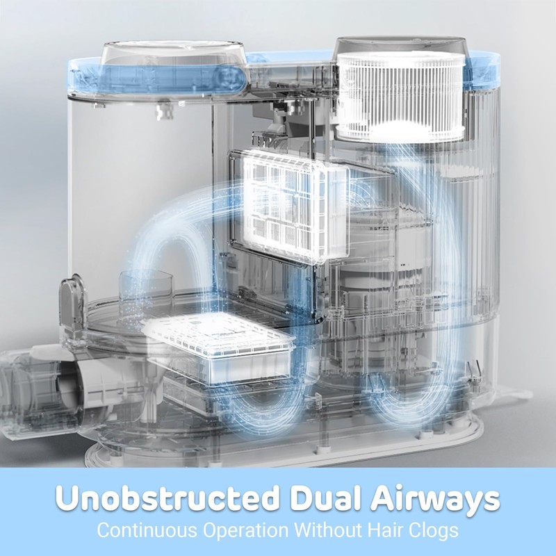 1 Set [3pcs] Replacement Filter with 1 Extra Outlet HEPA