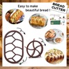 ZWLIYCHN Kaiser Roll Stamp 2Pcs Bread Roll Stamp Bread Dough