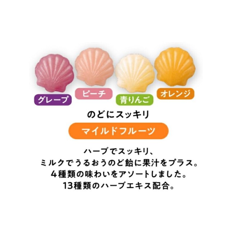 Kasugai Throat Refreshing Fruit Assortment, 4.2 oz (118 g) x