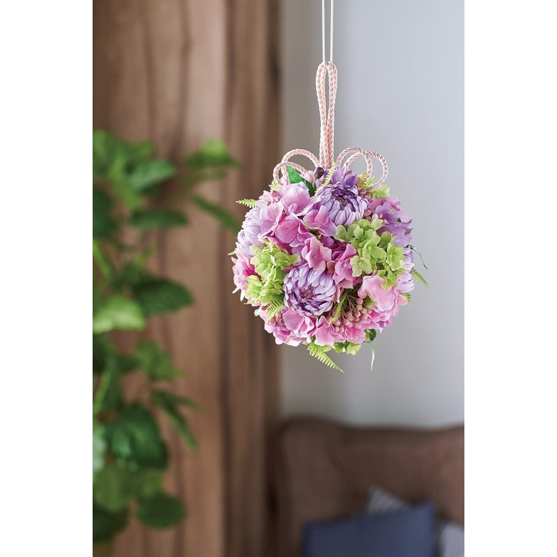 Tokyodo FM025047-015 Artificial Flowers MAGIQ Alto Hydrangea Gray, Flower Flesh