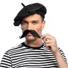 Boland 01810 Moustache French Black One Size