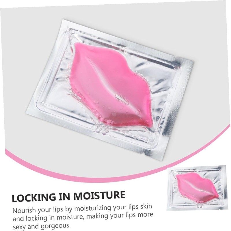 Mascarilla Labial de Colágeno 15 Parches Exfoliantes para Labios Secos