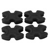 4pcs Bow Limb Dampener Wear Resistant Rubber Reducing Noise Vibration