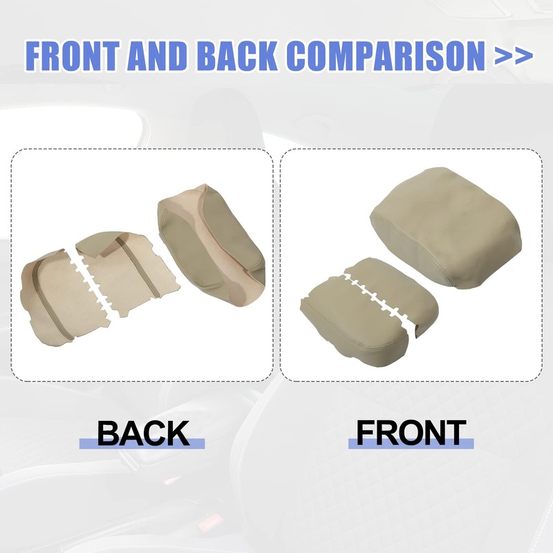 MACHSWON 1 Set Center Console Armrest Cover Front Door Cover