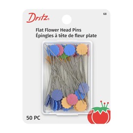 Dritz 68 Pines de Cabeza Plana, Flor, 5 cm (50 Unidades)