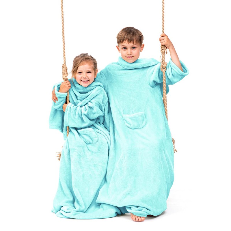 DecoKing Kiddo Children's Blanket with Sleeves 90 x 105 cm