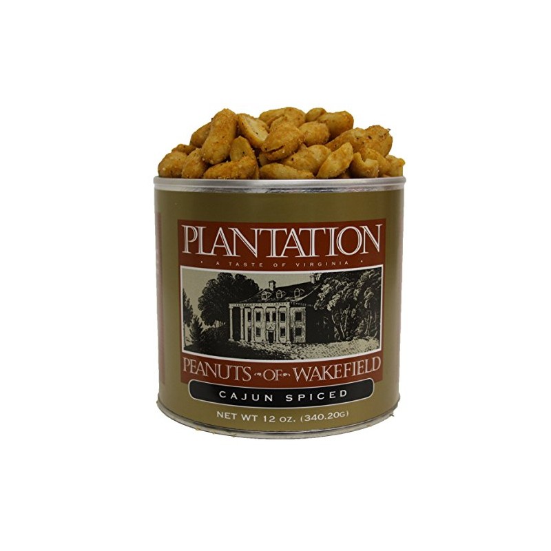 Cajun Spiced Peanuts 12 Ounce Tin