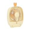 Small Desk Fan 3 Speed Mode Humidifier Function USB Charge