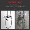 RETTI 80cm Flexible Stainless Steel Bathroom Water Shower Hose