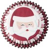 Wilton Santa Claus Cupcake Cases, Paper Multicoloured, 6.35 x 5.08