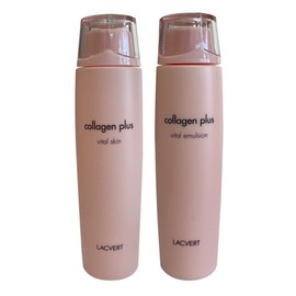 Lacvert LV Collagen Plus Vital 2-Piece Set (Skin + Emulsion) 2 Pieces / Circle / 라끄베르 엘브이 콜라겐 플러스 바이탈 2종 세트 (스킨+에멀젼) 2개  써클