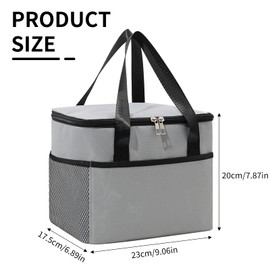 pilyero Small Cool Bag, Foldable Lunch Bag, Can Keep Warm and Chilled to Store Food and Drinks, Cool Bags, Suitable for Outdoor Travel, Hiking, Picnic, Camping