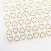 Nail Seal Line Heart [Gold] Gold Nail Sticker Nail Art