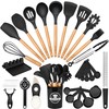 Astercook Silicone Cooking Utensils Set, 38 PCS Kitchen Utensils Set