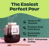Copper Cow Premium Pour Over Single-Serve Vietnamese Coffee | Vanilla