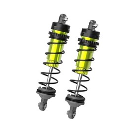 Amoril Front Rear RC Shock Absorber, 2-Pack Shock Absorber Damper Oil Adjustable Alloy Aluminum Shock for RZ001G-A(Green)-Part Number R11001