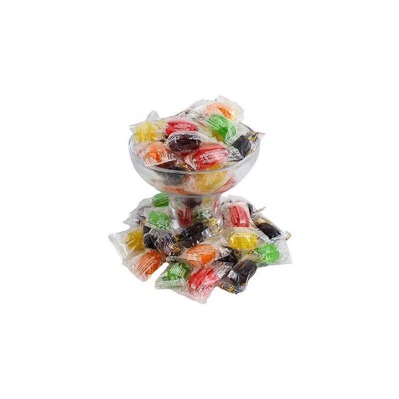 Assorted Flavored Bulk Hard Candy, Bulk Individually Wrapped Mixed Fruit
